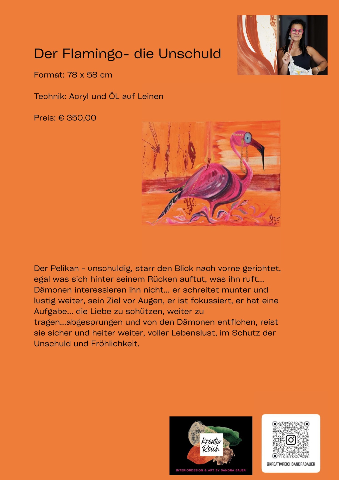 Der Flamingo - die Unschuld - Titelbild