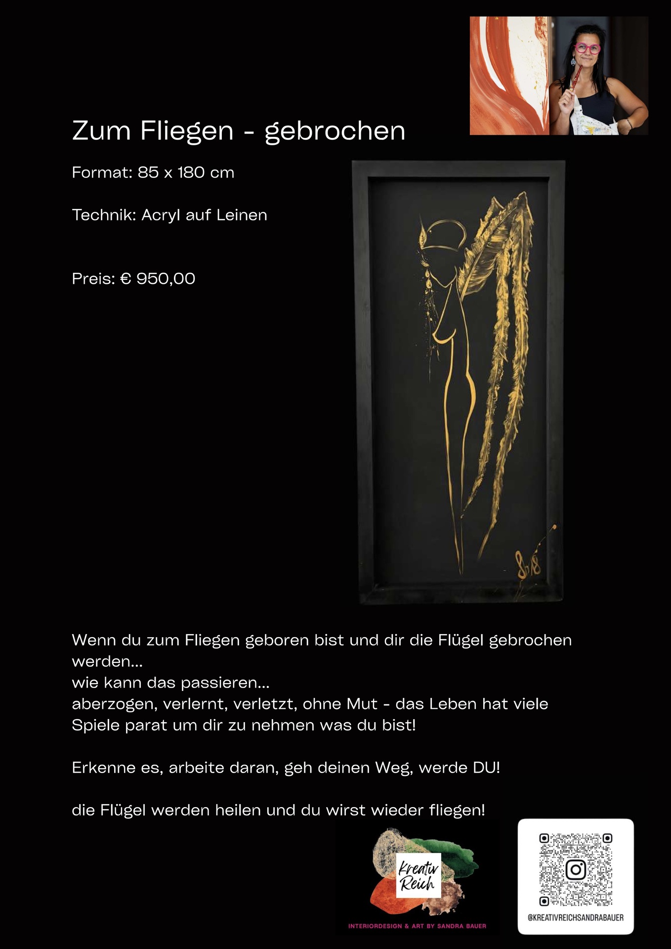 Zum Fliegen - gebrochen - Titelbild